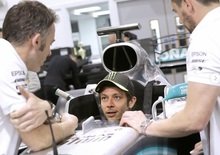 Valentino Rossi fa il sedile per la F1