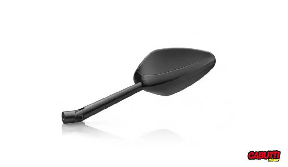 SPECCHIETTO RIZOMA BIPOSIZIONE NAKED NERO