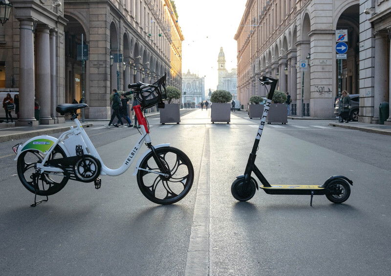 Con Telepasspay, bike sharing e monopattini elettrici gratis