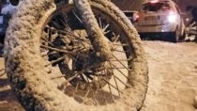 Neve a Roma: divieto di circolazione su due ruote