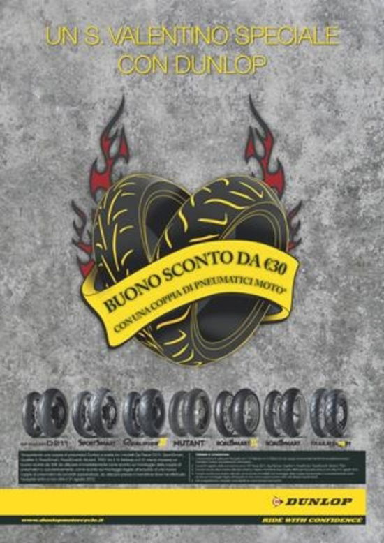 San Valentino: Dunlop dedica una speciale promozione agli innamorati