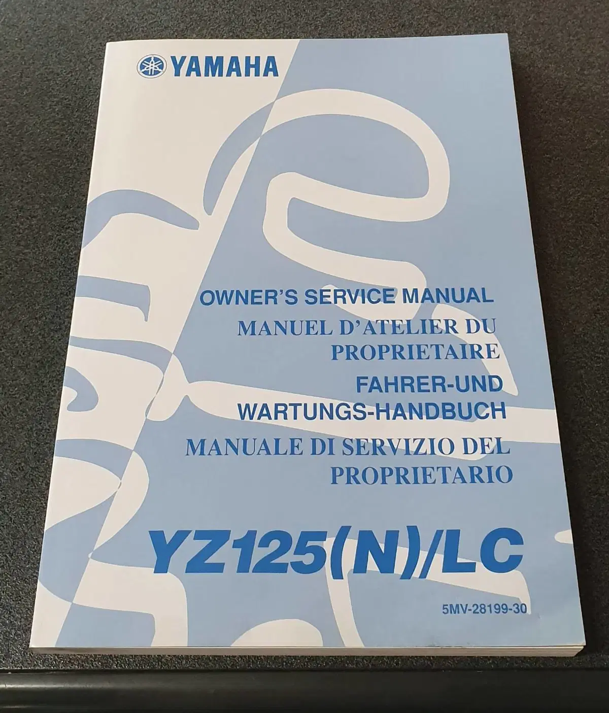 MANUALE USO E MANUTENZIONE YAMAHA YZ 125 YZ125 N L