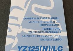 MANUALE USO E MANUTENZIONE YAMAHA YZ 125 YZ125 N L