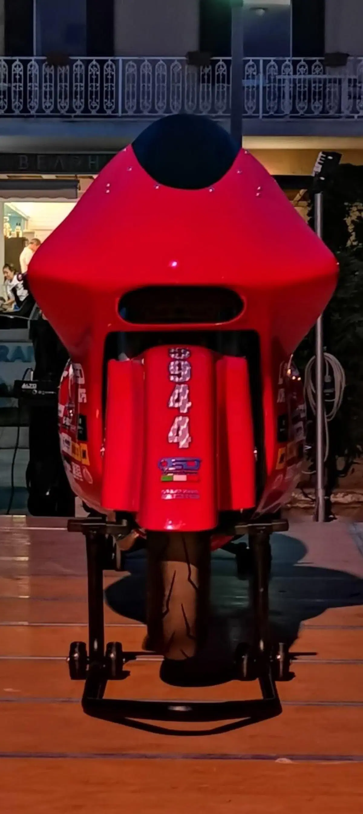 Christine, la moto (a GPL) di Dino Romano per il nuovo record a Bonneville (11)