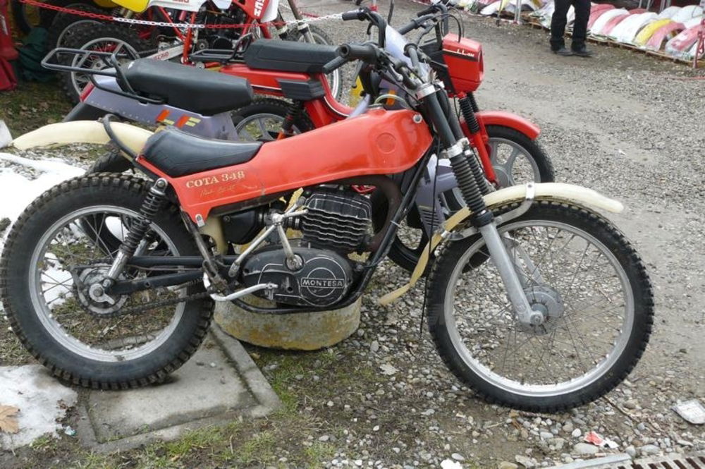 Grande protagonista delle gare di trial, la Montesa Cota alla fine degli anni Settanta è stata prodotta anche in versione 348