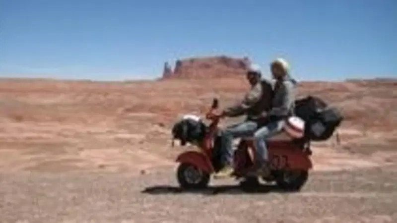 Giorgio Serafino: l'America in Vespa