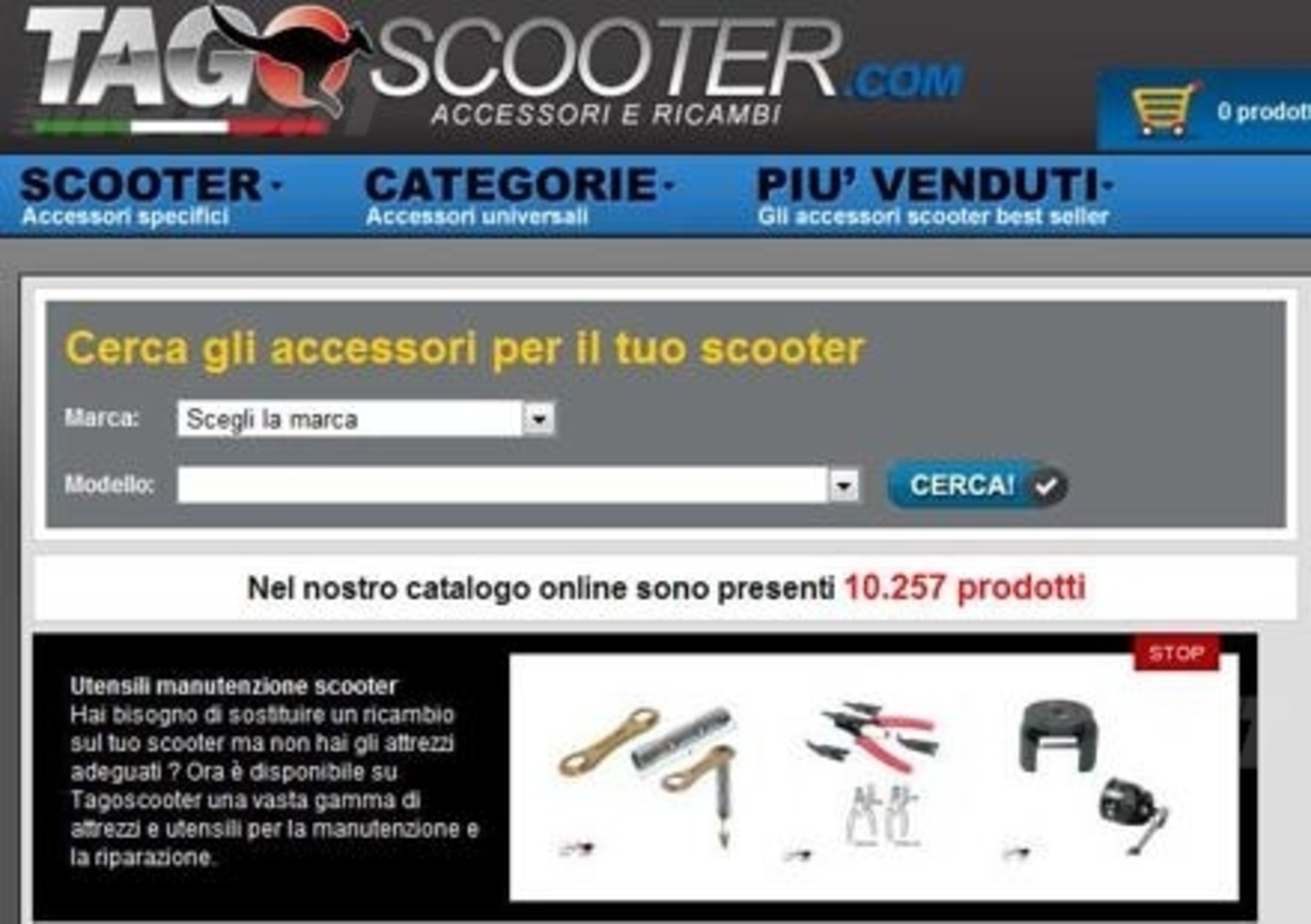 E&#039; online TagoScooter.com