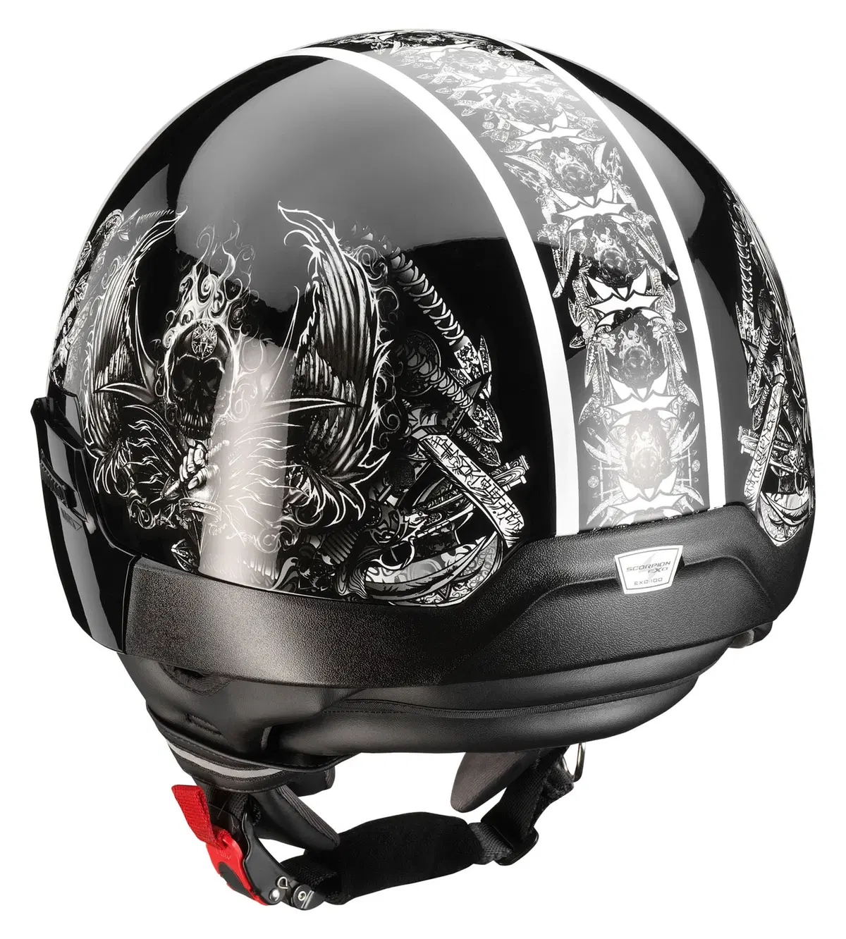 Casco jet Scorpion EXO 100 Skull (7)