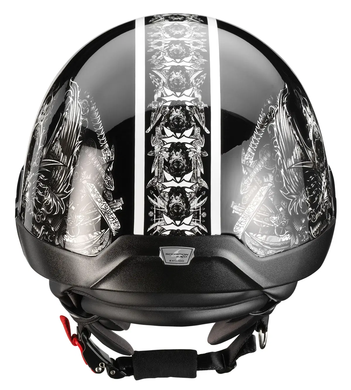 Casco jet Scorpion EXO 100 Skull (8)