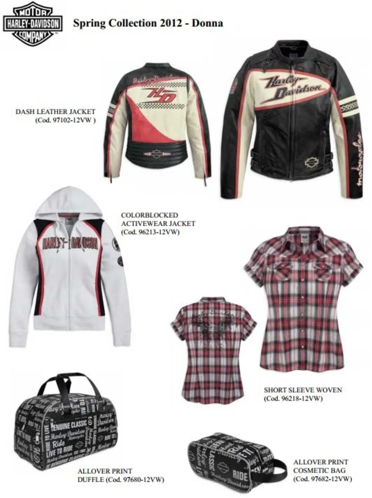 Collezione Harley-Davidson Spring Motorclothes