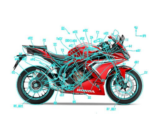 Honda deposita i brevetti per una moto elettrica sportiva