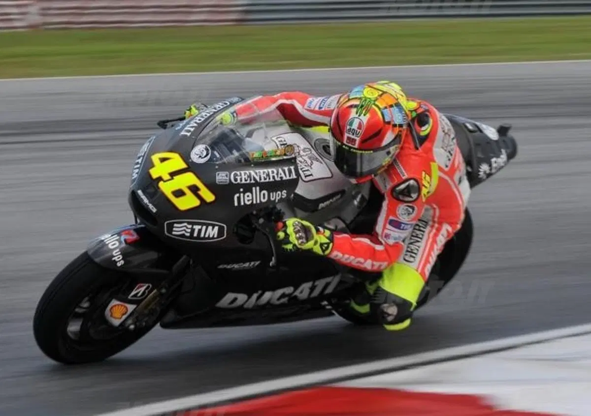 Rossi: "Non ho mai potuto fare dei giri forte"