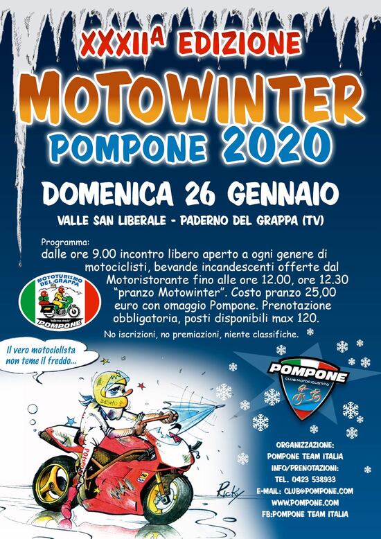 32° Motowinter domenica 26 gennaio