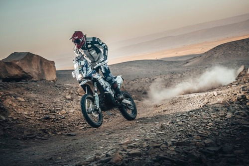 Africa Eco Race. D-4. Un inglese, Poskitt, KTM a Smara (3)