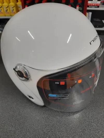 Casco jet Nexx X70 plain White mt in fibre composi Nexx Helmets