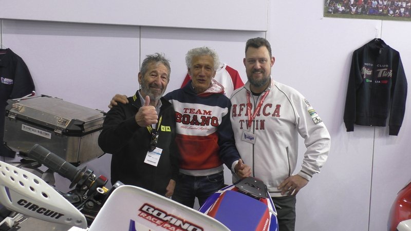 Roberto Boano e le sue speciali Honda Africa Twin
