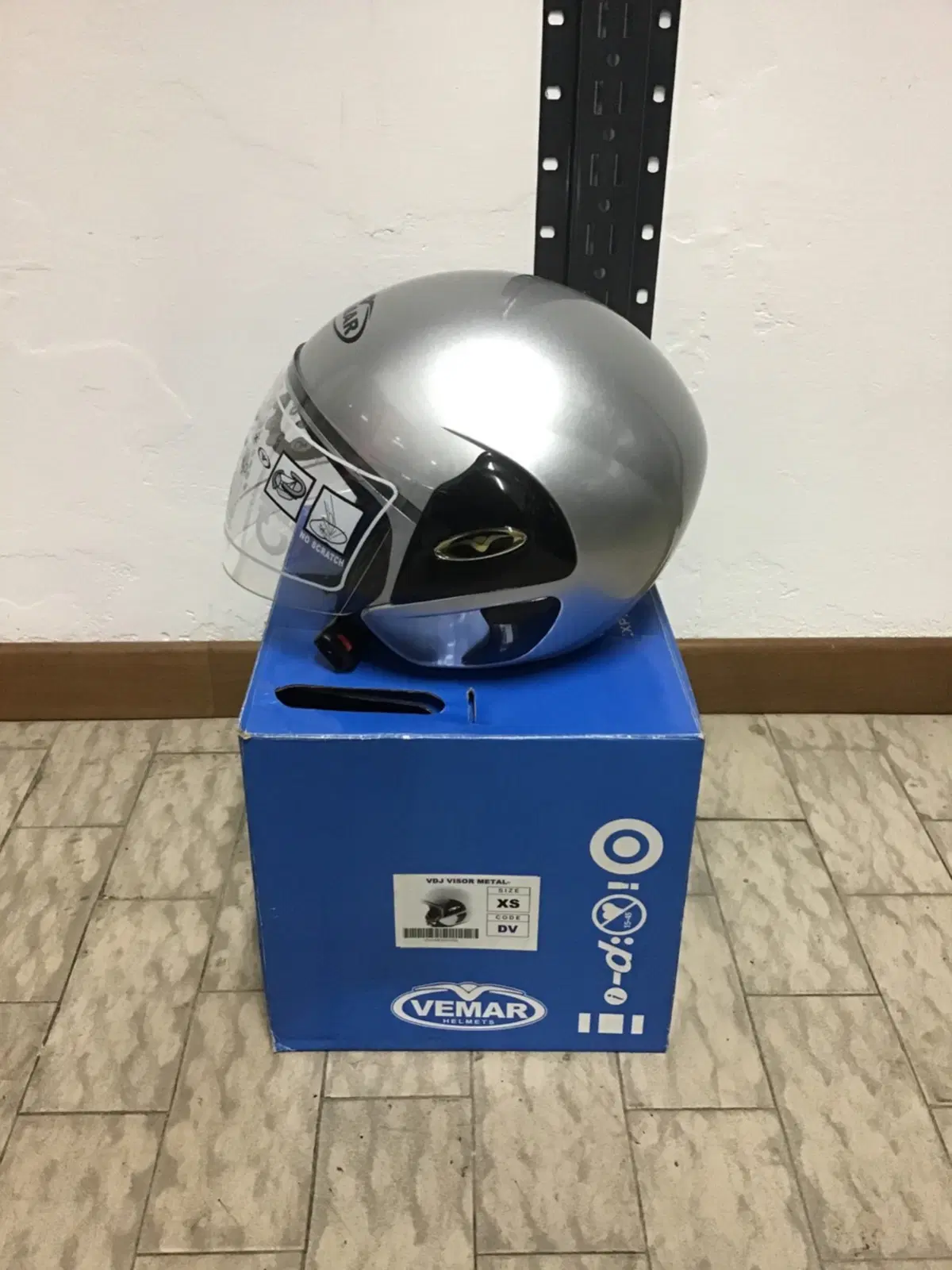 Casco Vemar VDJ visor metal (2)