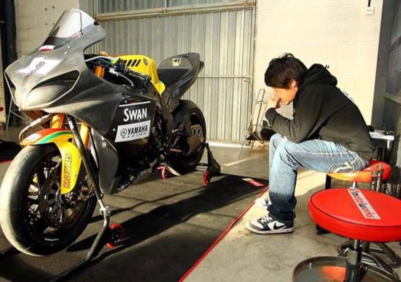 Noriyuki Haga pronto per il debutto con il team Swan Yamaha BSB