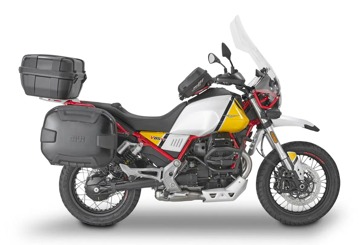 GIVI: allestimento per la Moto Guzzi V85 TT (2)
