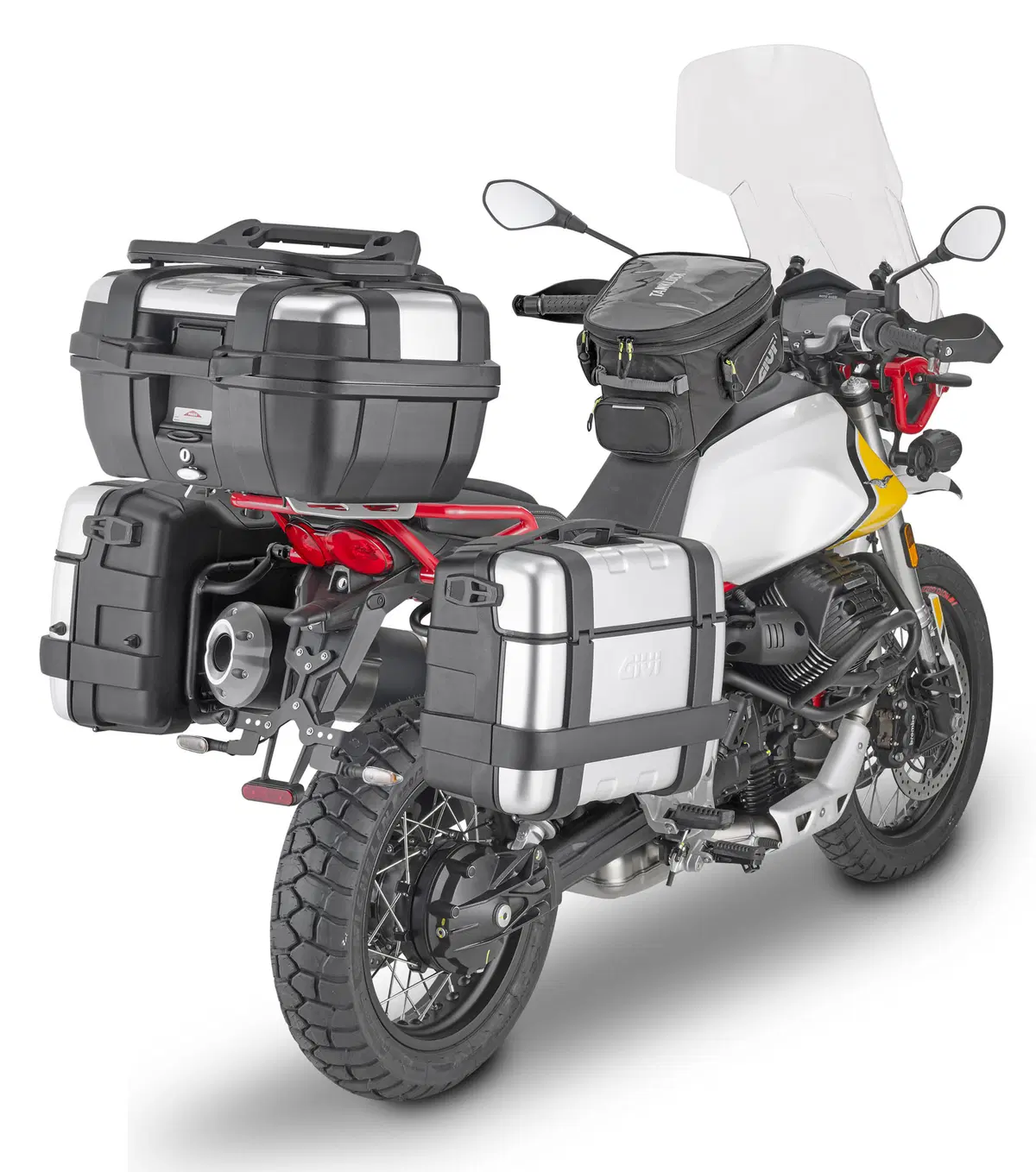 GIVI: allestimento per la Moto Guzzi V85 TT (8)