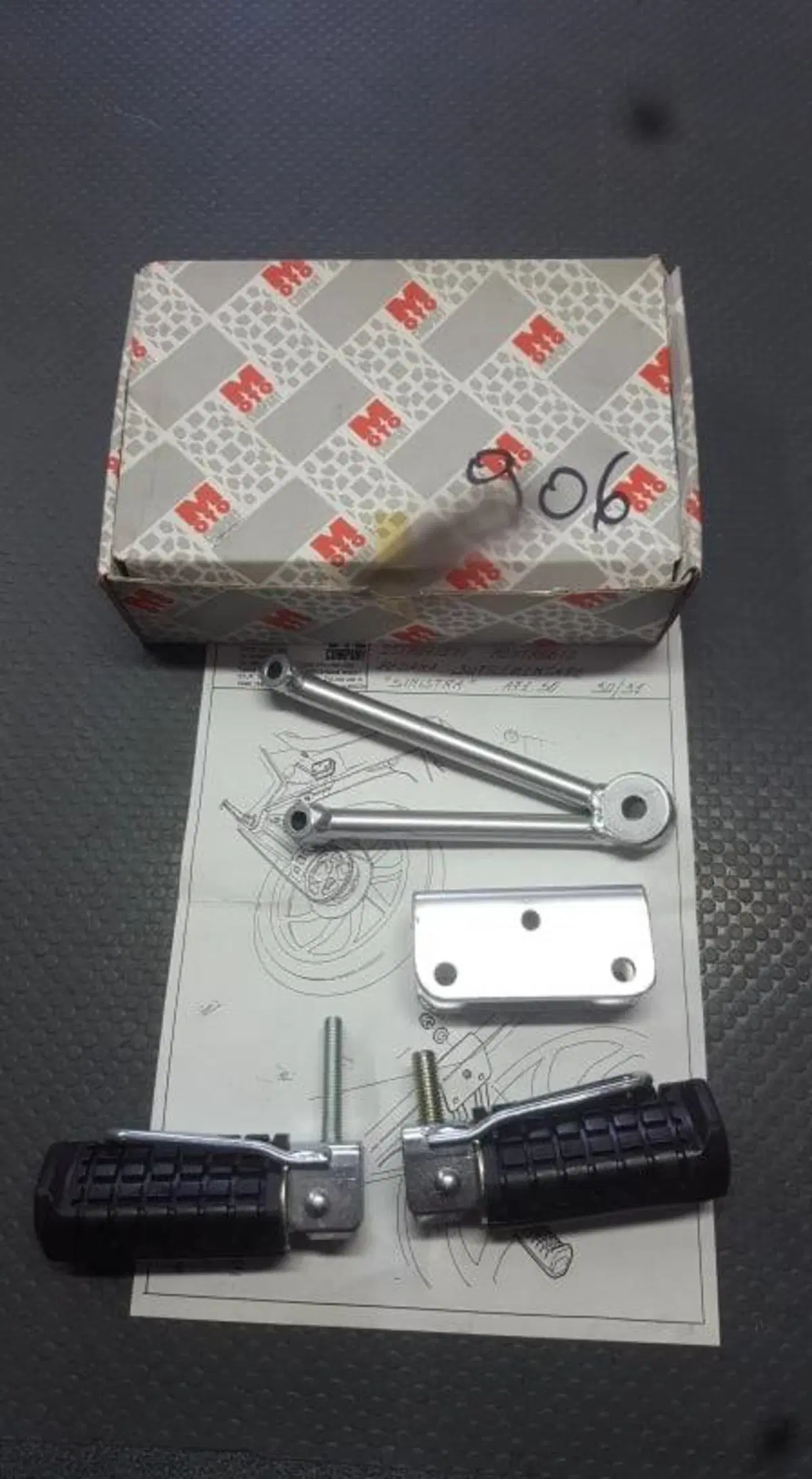 KIT PEDANE PASSEGG. AF1 50 1990 Aprilia