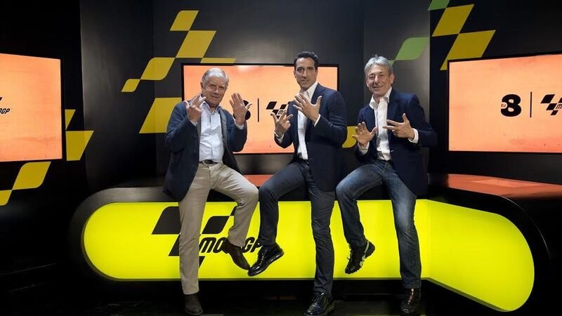 MotoGP 2020: stop allo studio su TV8