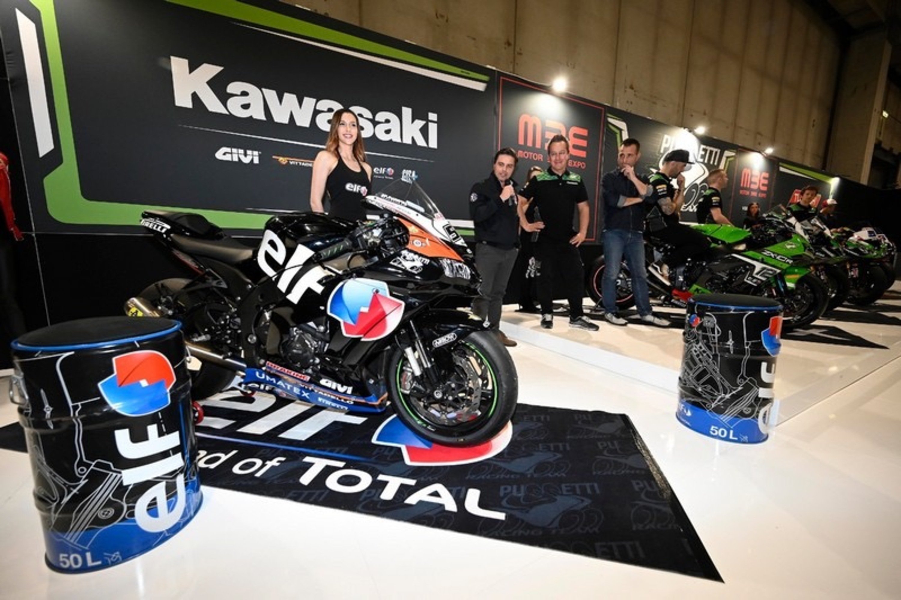 Presentato all' MBE di Verona il Kawasaki Puccetti Racing 2020