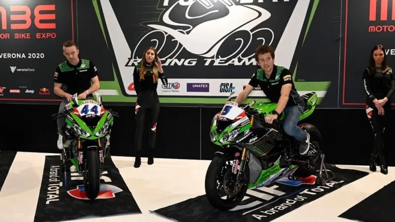 Presentato all' MBE di Verona il Kawasaki Puccetti Racing 2020