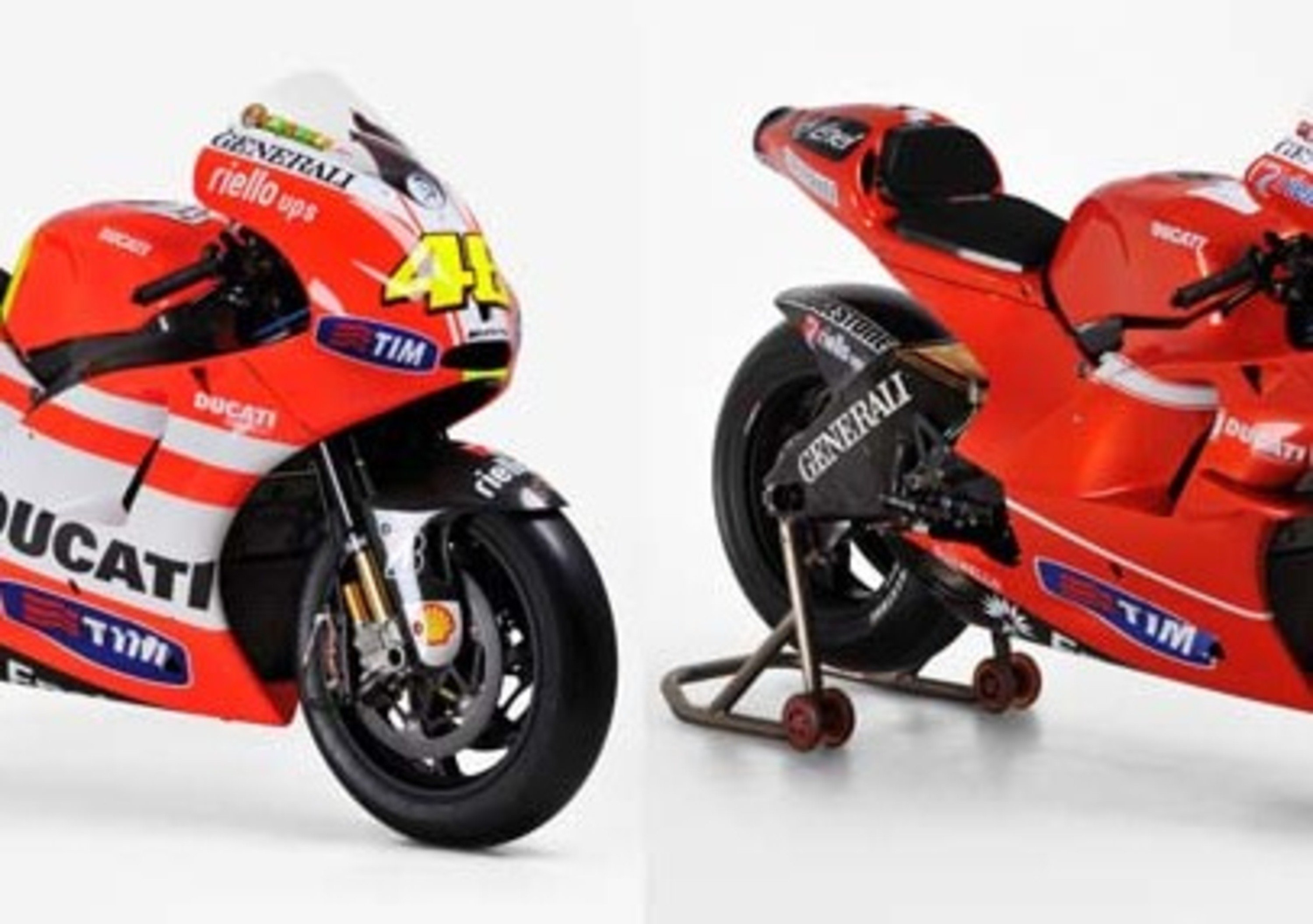 Le Ducati di Rossi e Stoner all&#039;asta a Monaco