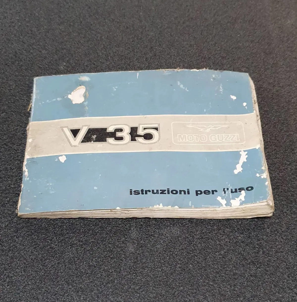 USO E MANUTENZIONE MANUALE MOTOGUZZI V 35 Moto Guzzi