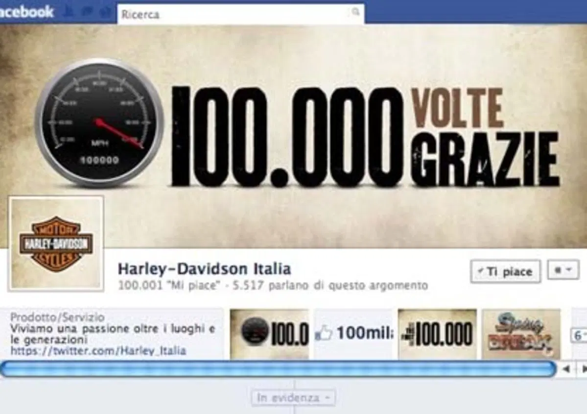 Harley-Davidson lancia il concorso "Be the first of 100.000"