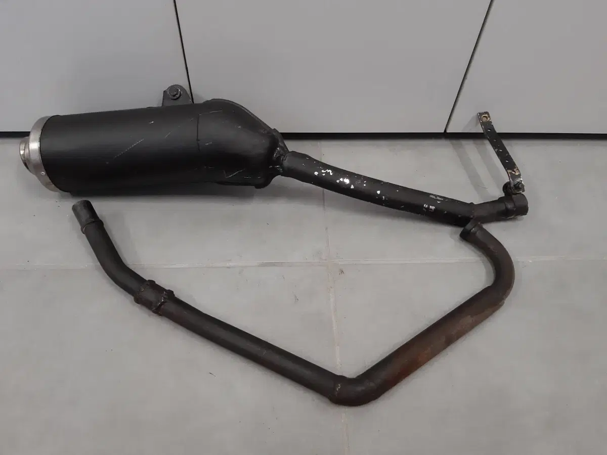 Scarico collettore originale Honda Dominator 650