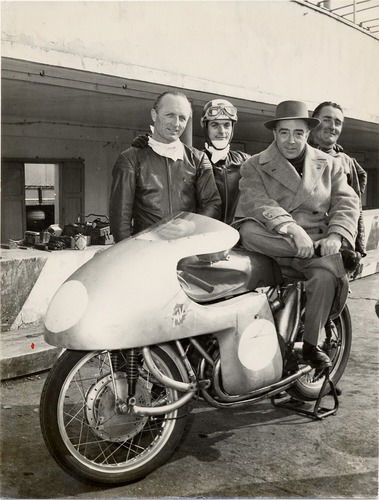 Il Conte Domenico Agusta e John Surtees