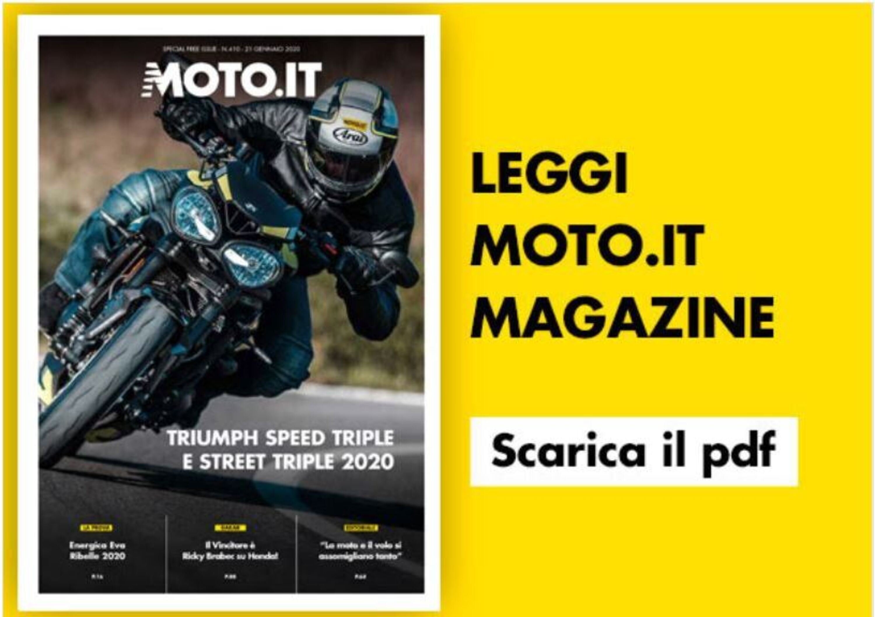 Magazine n&deg; 410, scarica e leggi il meglio di Moto.it 