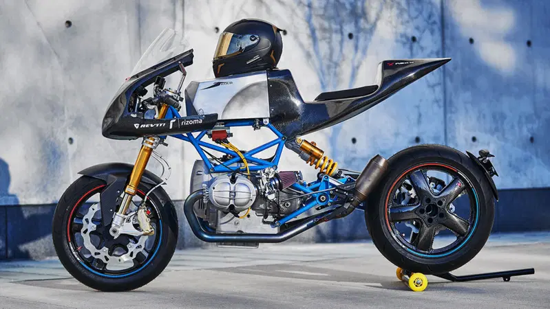 BMW R90/6: un lavoro radicale l'ha trasformata in una moto da pista