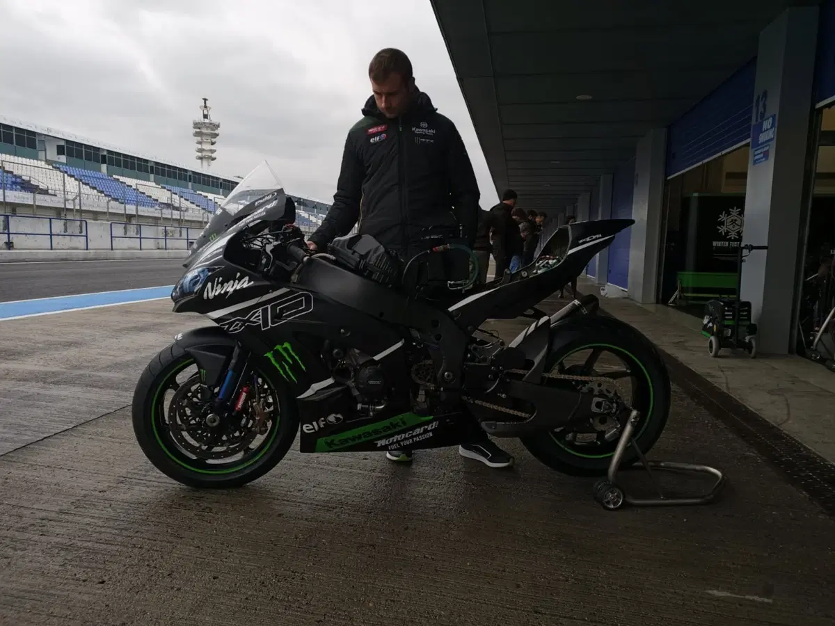Test SBK. Debutto bagnato per la nuova Honda (3)