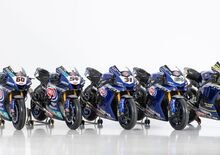 Le cinque Yamaha R1 del mondiale SBK 2020