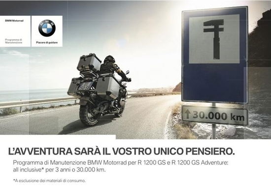 Programma di manutenzione BMW Motorrad per R 1200 GS e Adventure