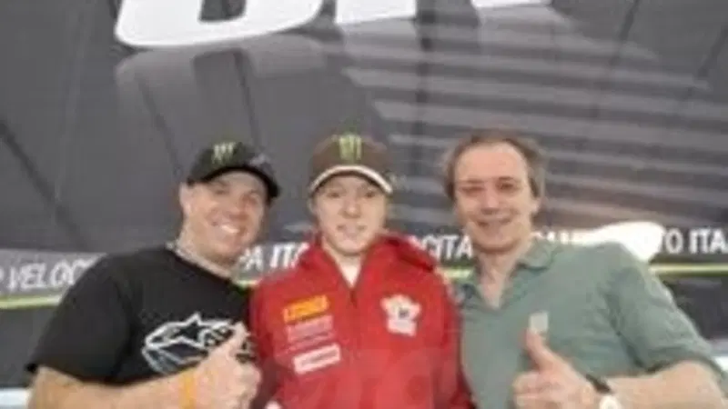 Luca Cadalora al CIV: "Tifo per Dakota, il figlio di Randy Mamola"