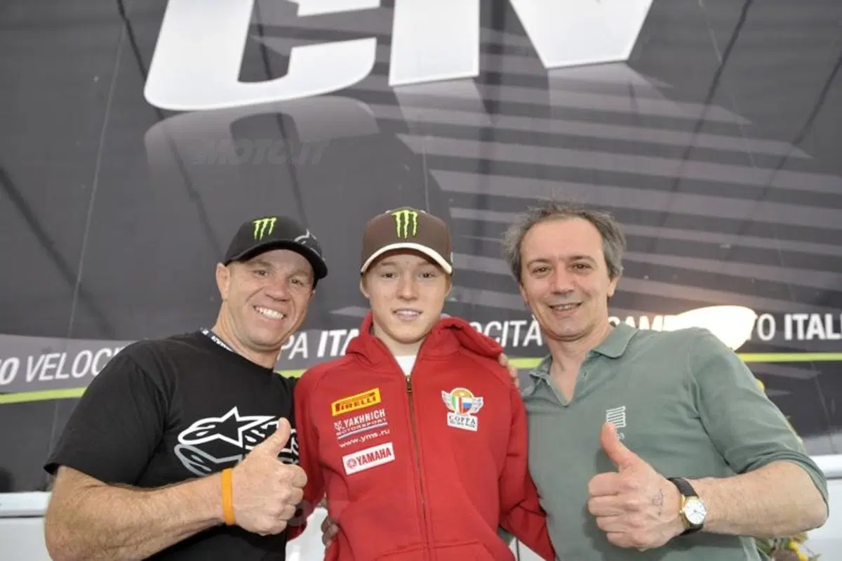 Luca Cadalora al CIV: "Tifo per Dakota, il figlio di Randy Mamola" (2)