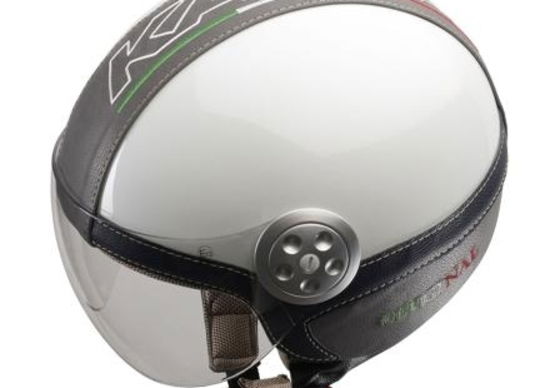 Casco demi-jet in pelle Kappa KV2