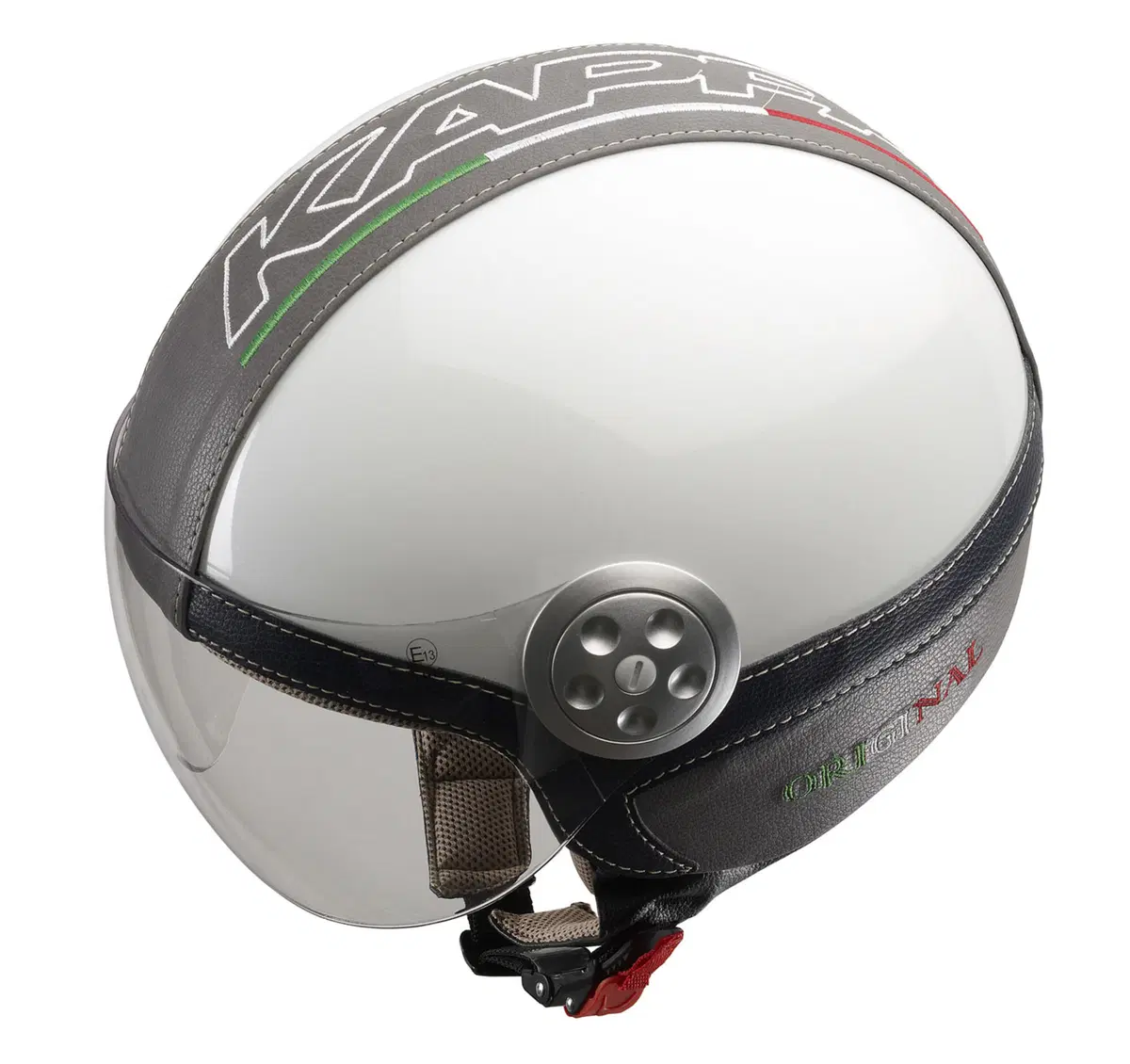 Casco demi-jet in pelle Kappa KV2 (3)