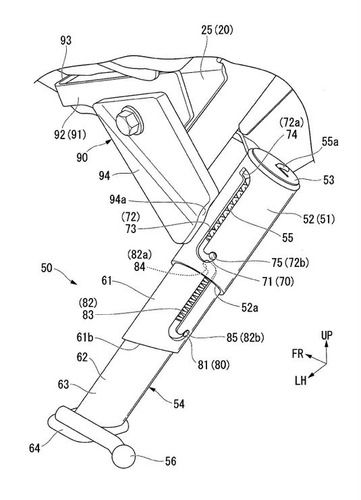 Honda reinventa il cavalletto laterale (2)