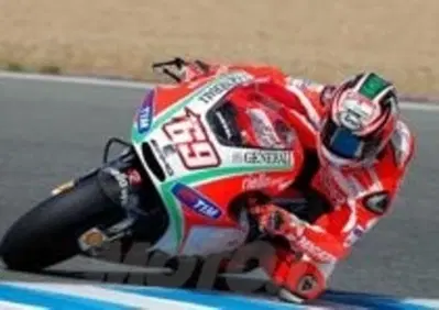 La pioggia rovina i test Ducati di Hayden
