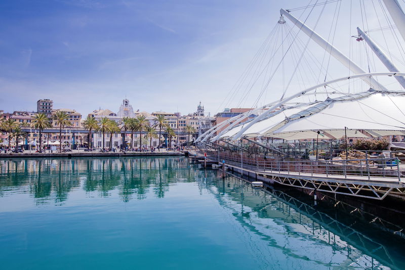 Uno scorcio del Porto Antico di Genova