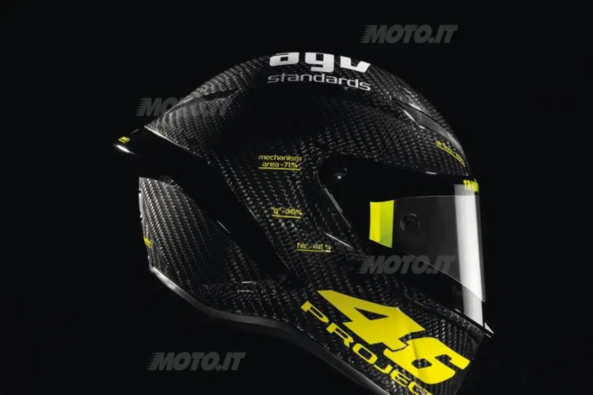 AGV presenta PistaGP, il nuovo casco integrale di Valentino Rossi (2)