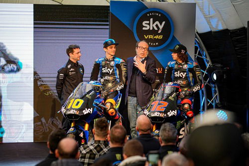 Moto2 e Moto3: la presentazione dello 'Sky Racing Team VR46' 2020 (5)