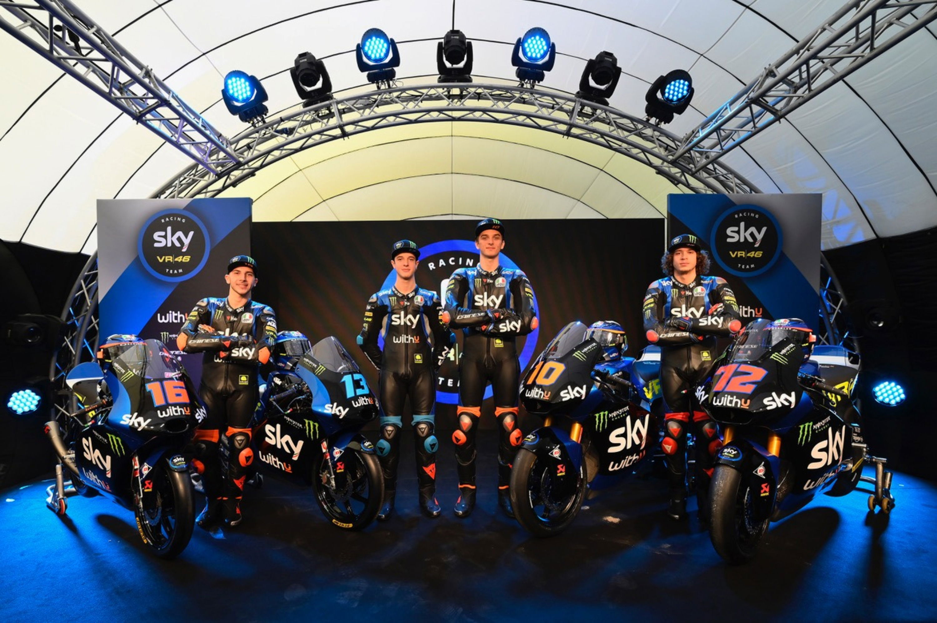 Moto2 e Moto3: la presentazione dello &#039;Sky Racing Team VR46&#039; 2020