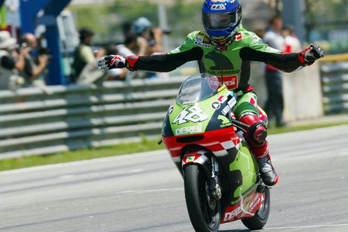 2003, Lorenzo vince la sua prima gara in 125