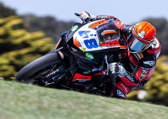 Bayliss in Supersport a Phillip Island (ma è il figlio)